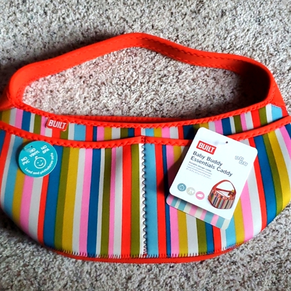 Baby Buddy essentials caddy Bin Stain Resistant Striped